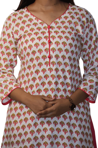 Soft Cotton Straight Kurta Set