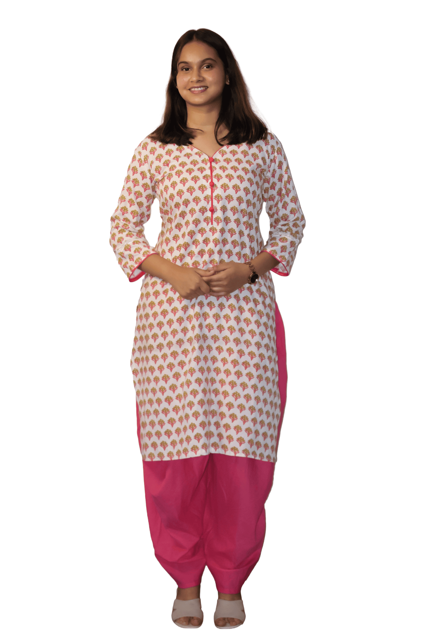 Soft Cotton Straight Kurta Set